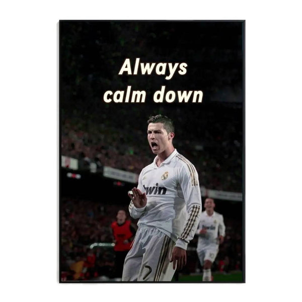 Always Calm – Cristiano’s Statement